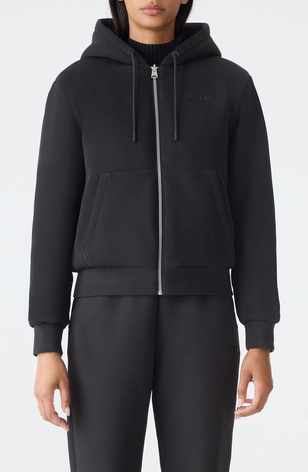 マッカージュ レディース アウター ジャケット・ブルゾン フーデッドジャケット Mackage Gwendal Reversible Hooded Jacket Black ブラック 100,540円