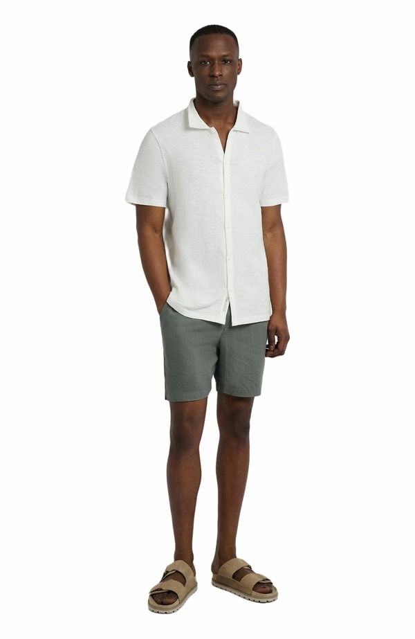 オニア メンズ トップス シャツ Onia Slub Short Sleeve Buttonup Shirt White ホワイト 29,120円