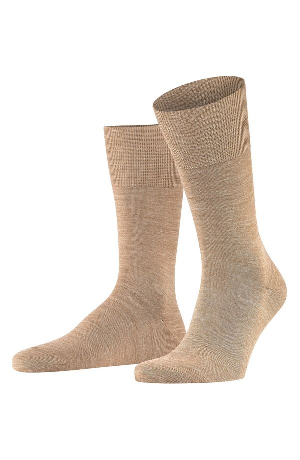 ファルケ メンズ アンダーウェア 靴下 ウール Falke Airport Wool Blend Socks Nutmeg Mel