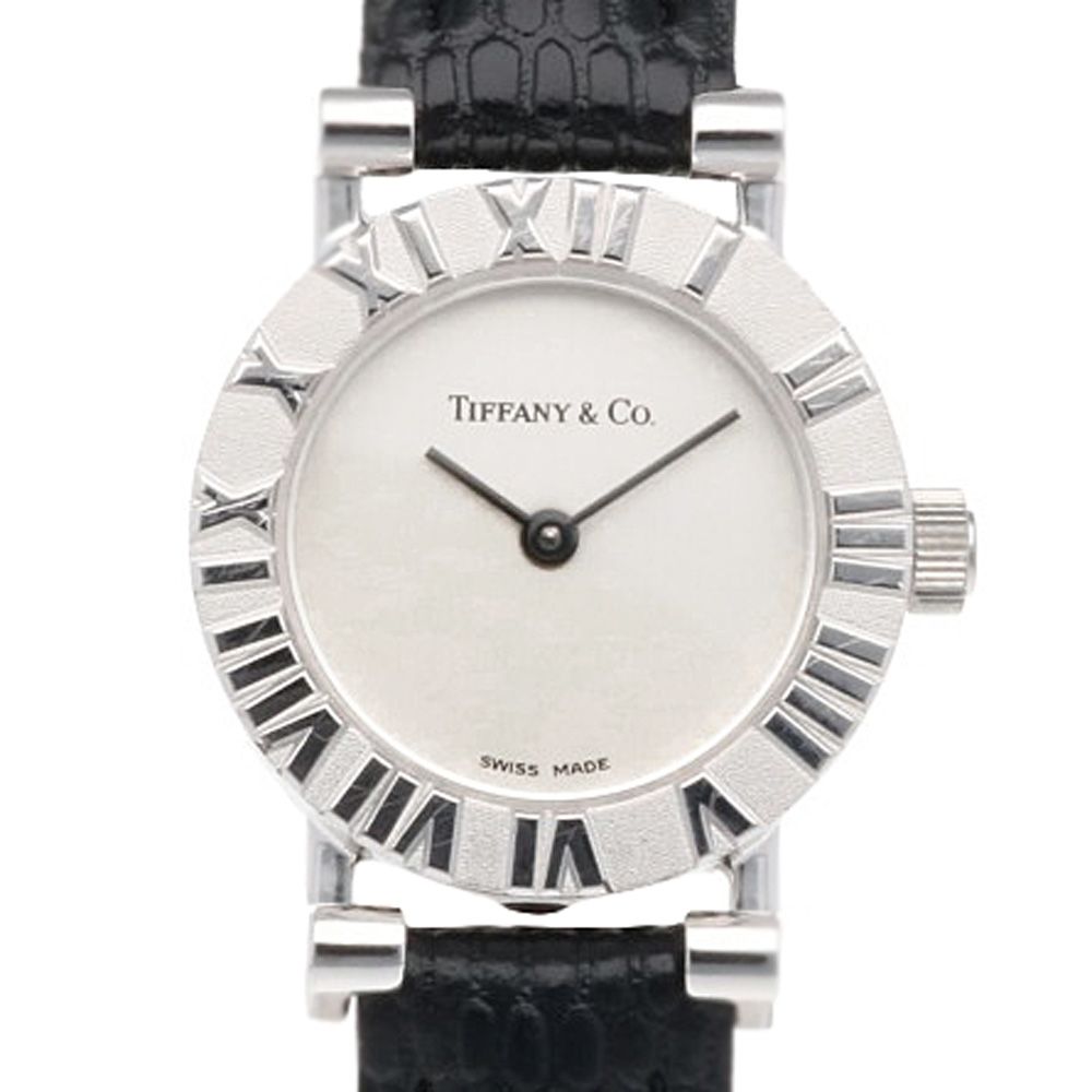 ティファニー アトラス 腕時計 時計 シルバー925 S0640 クオーツ レディース 1年保証 TIFFANY&Co. 中古 ティファニー