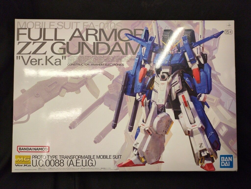 BANDAISPIRITS MG 1/100 機動戦士ガンダムZZ フルアーマーZZガンダム Ver.Ka 9,280円