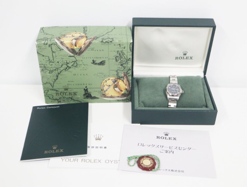 ロレックス ROLEX オイスターパーペチュアルデイト 79160 ブルー