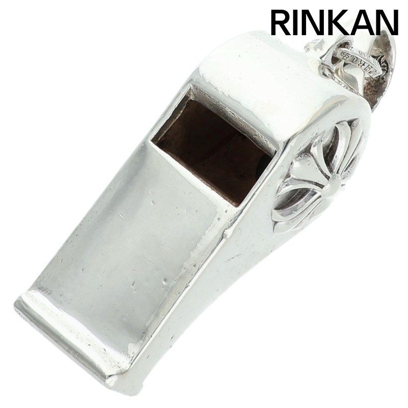 クロムハーツ WHISTLE PENDANT W/BALE/ホイッスルペンダントベイル Wベイル/シルバーネックレストップ メンズ