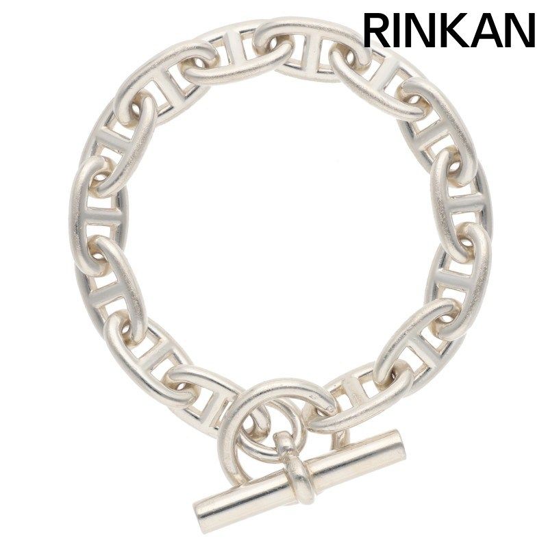 エルメス Chaine d'Ancre GM シェーヌダンクルGMシルバーブレスレット メンズ 14LINK