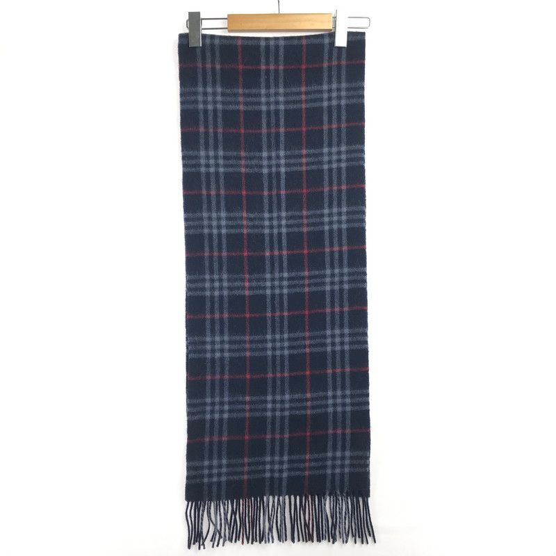 中古品】 BURBERRY バーバリー CASHMERE MUFFLER カシミヤ マフラー