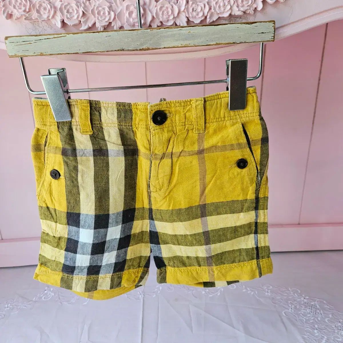 Burberry キッズ レギンス チェック柄 2Y 92cm Burberry チェック柄 キッズスパッツ Burberry キッズ レギンス