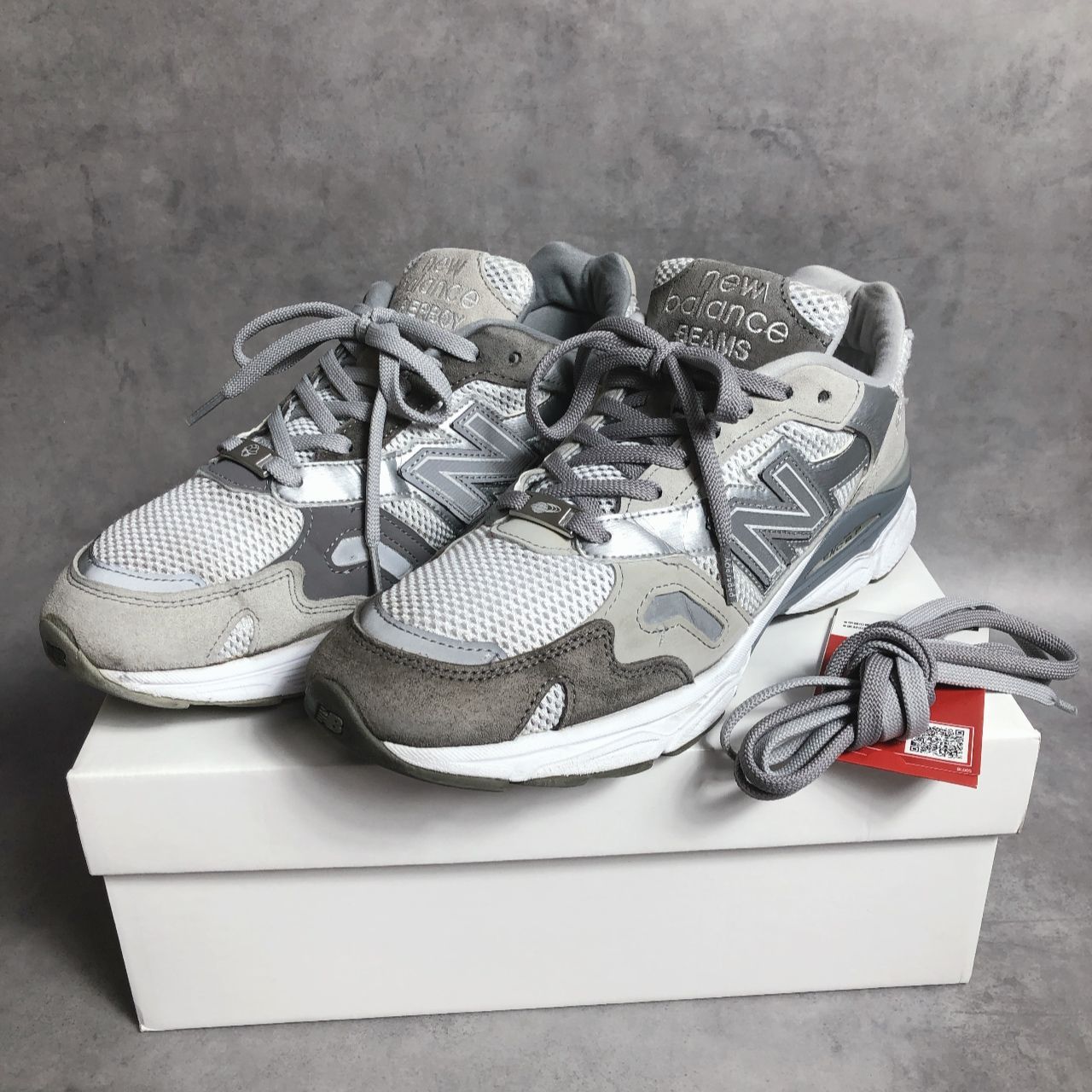 PQ496◇new balance / Paperboy / BEAMS : M920PPB◇27cm◇グレー系 ニューバランス ペーパーボーイ ビームス