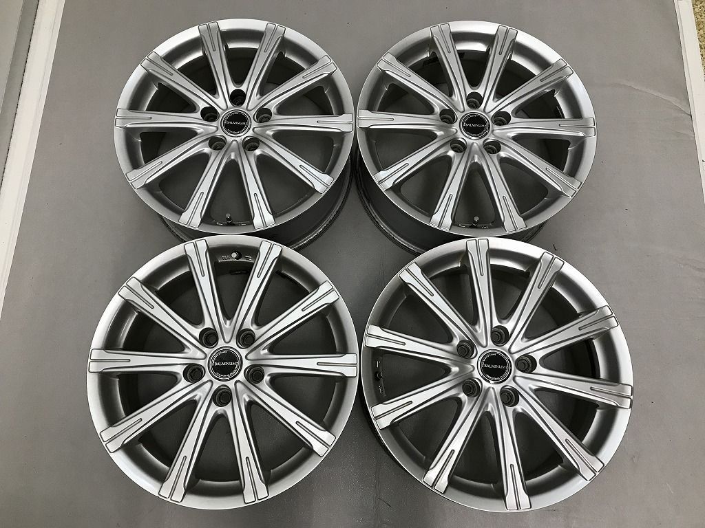 ◎傷少良品 17inc 7J +53 114.3/5H 即納 4本 検) ステップワゴン オデッセイ ヴェゼル CX-3 CX-5 CX-8 アクセラ レヴォーグ クロストレック