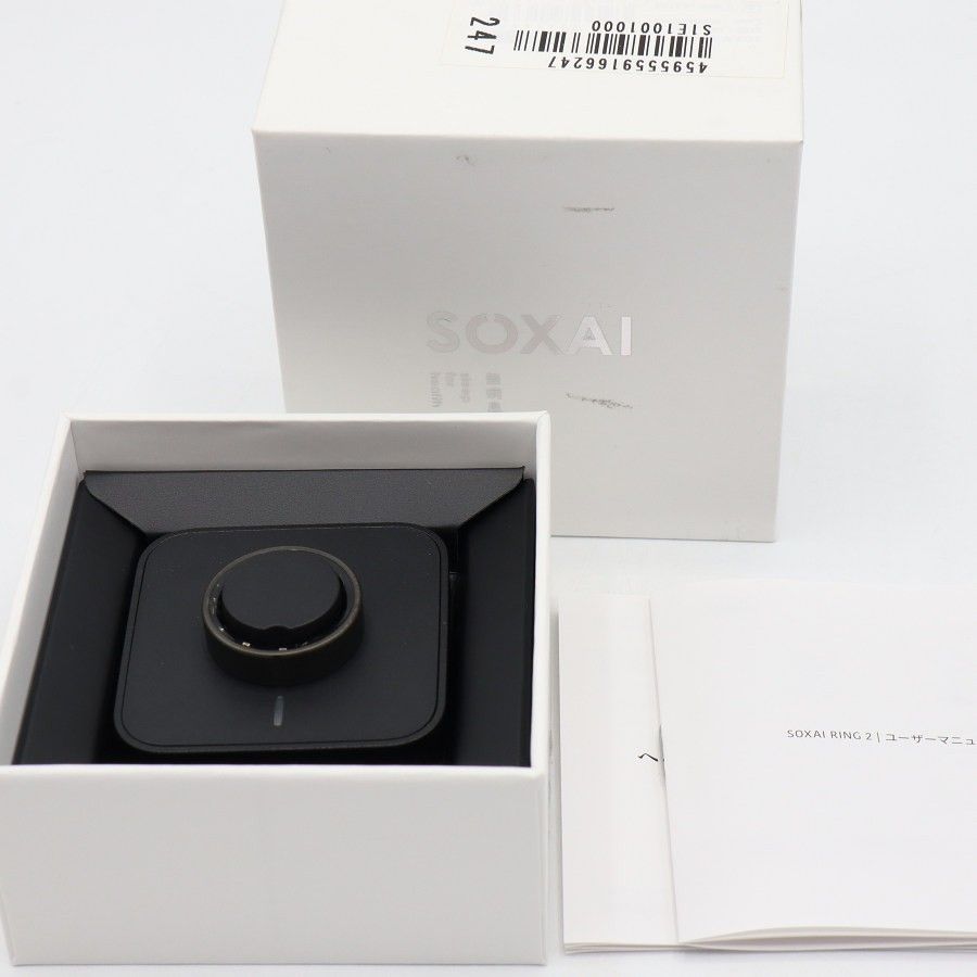 【美品】SOXAI RING 2 マットブラック 18号 SOXAIRING2MBK18 スマートリング ソクサイリング 本体