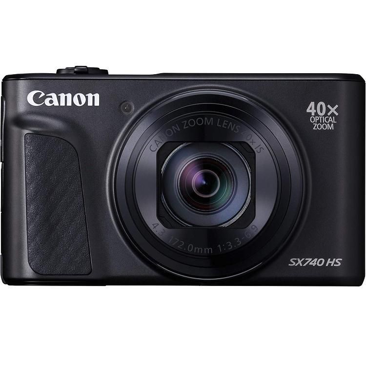 【新品】Canon コンパクトデジタルカメラ PowerShot SX740 HS ブラック 光学40倍ズーム/4K動画/Wi-Fi対応 PSSX740HSBK デジタルカメラ デジカメ