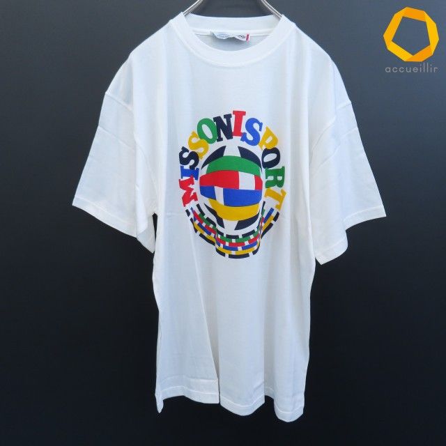 ミッソーニスポーツ MISSONI SPORT Tシャツ 半袖 イタリア製 ブランドロゴ メンズ [x980105]
