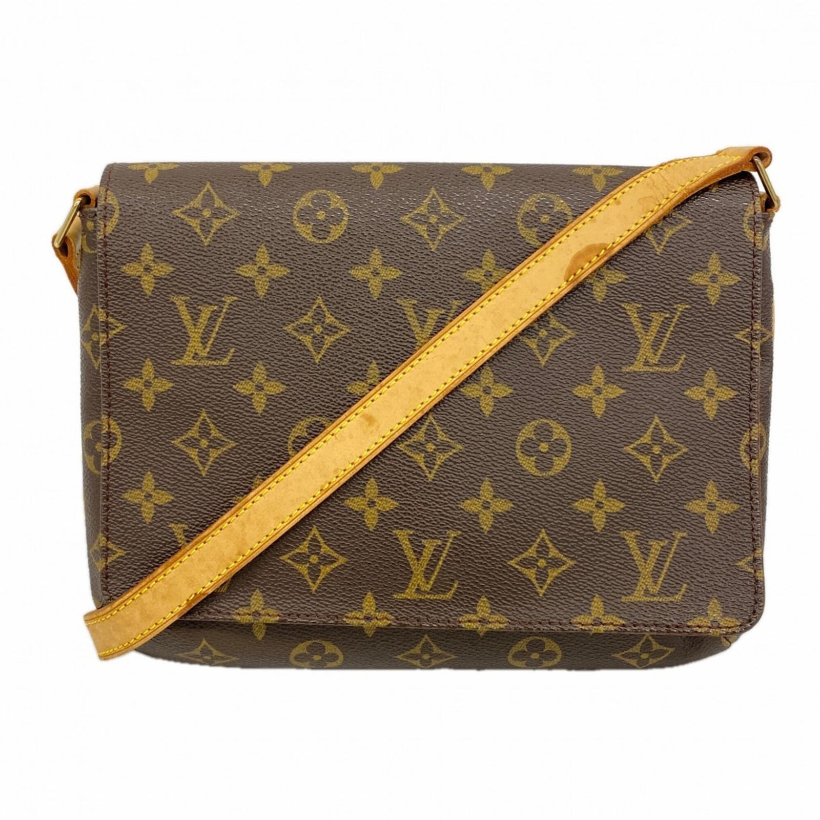 ルイ・ヴィトン(Louis Vuitton) ルイ・ヴィトン ショルダーバッグ モノグラム ミュゼットタンゴショートストラップ M51257 ブラウンレディース