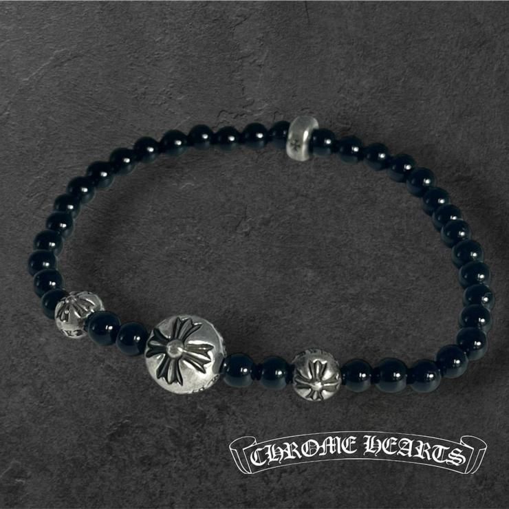 CHROMEHEARTS クロムハーツ BEAD ビーズブレスレット 4mm アクセサリー