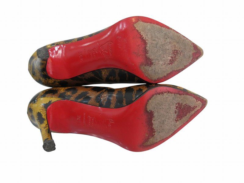 クリスチャンルブタン Christian louboutin パンプス レオパード柄