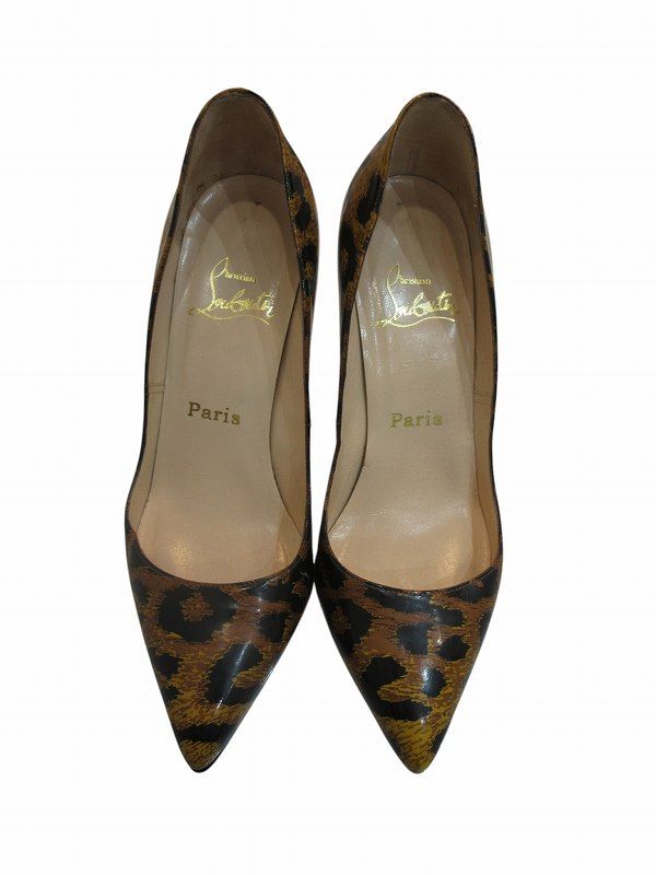 クリスチャンルブタン Christian louboutin パンプス レオパード柄