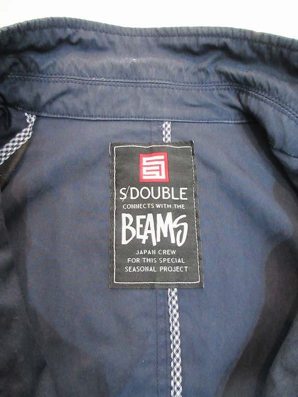 エスダブル S/DOUBLE ジャケット 上着 BEAMS別注 ネイビー Mサイズ