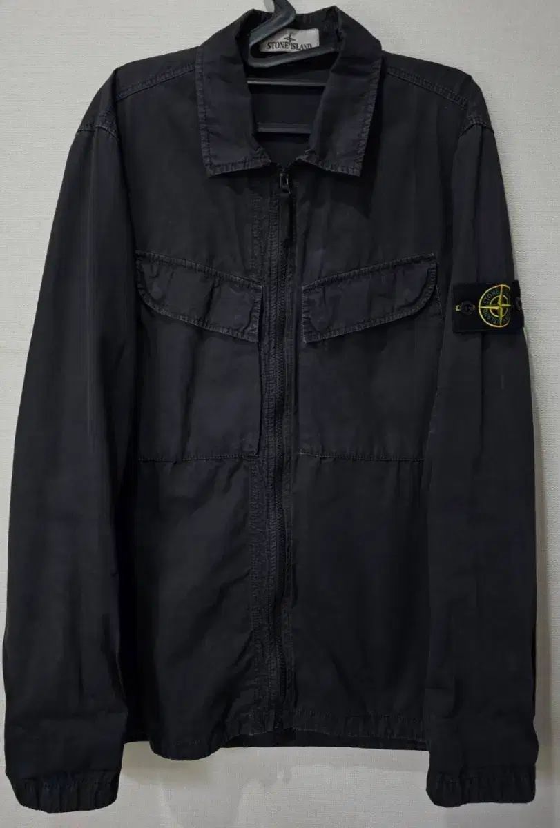 デパート購入/正規品 STONE ISLAND ストーンアイランド 22FW ツーポケット オーバーサイズシャツ ジャケット 100/L