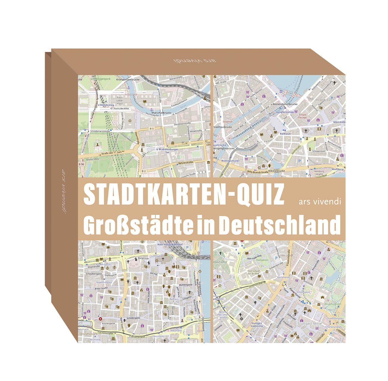 Stadtkarten-Quiz Gro?st?dte in Deutschland