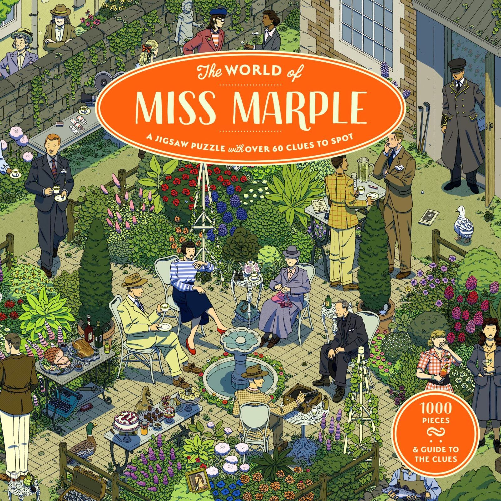 The World of Miss Marple Puzzle: 1000 Piece Jigsaw