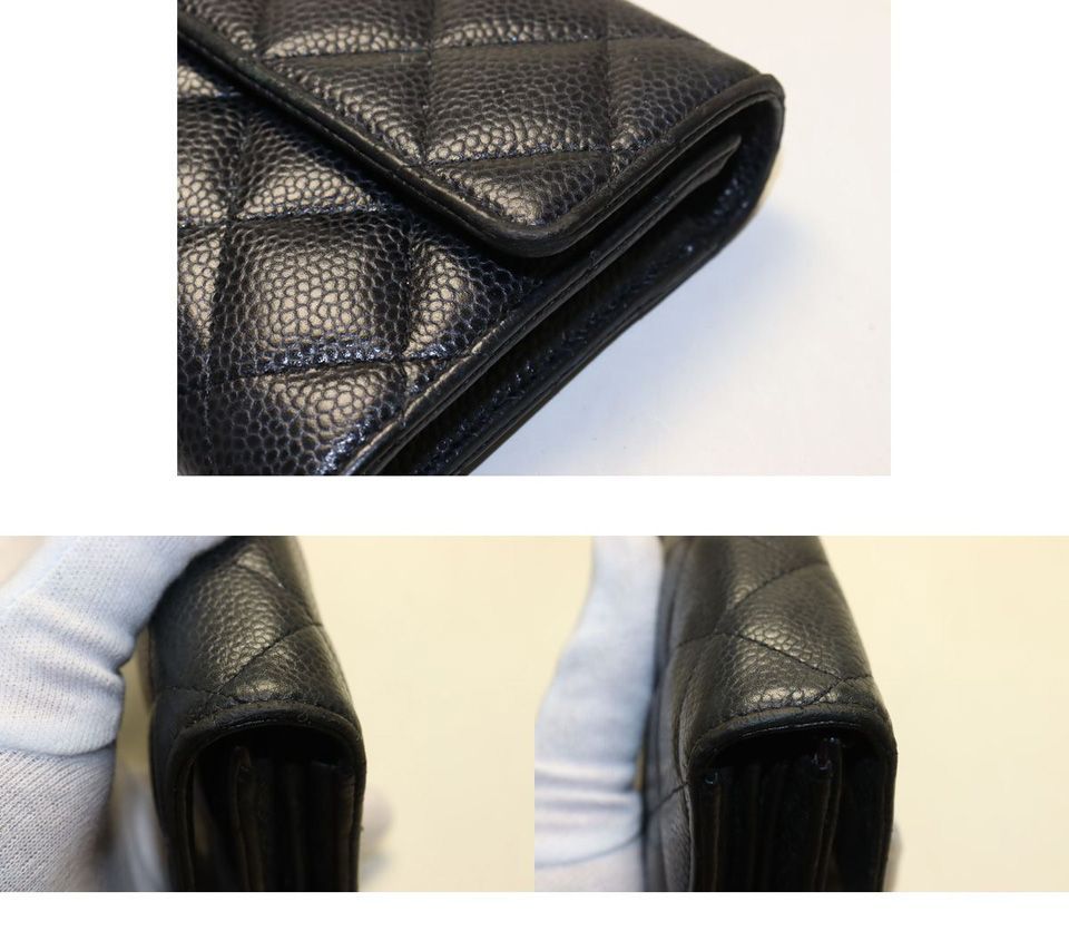 □CHANEL 20番台 マトラッセ クラシック ロング フラップ ウォレット