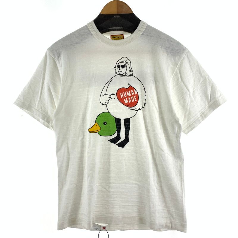 【中古品】 HUMAN MADE MINOR FIGURES ヒューマンメイド x マイナーフィギュアズ GRAPHIC T-SHIRT グラフィック Tシャツ カラーホワイト SIZE:M 【142-260630-ky-82-fuzh】