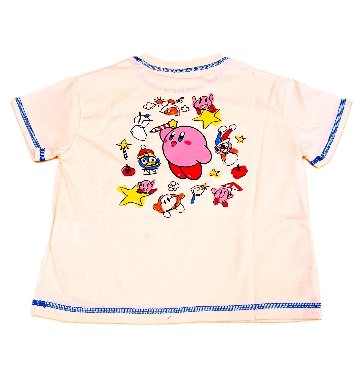 星のカービィ プリント 半袖 Tシャツ キッズ ジュニア 子供 男の子 