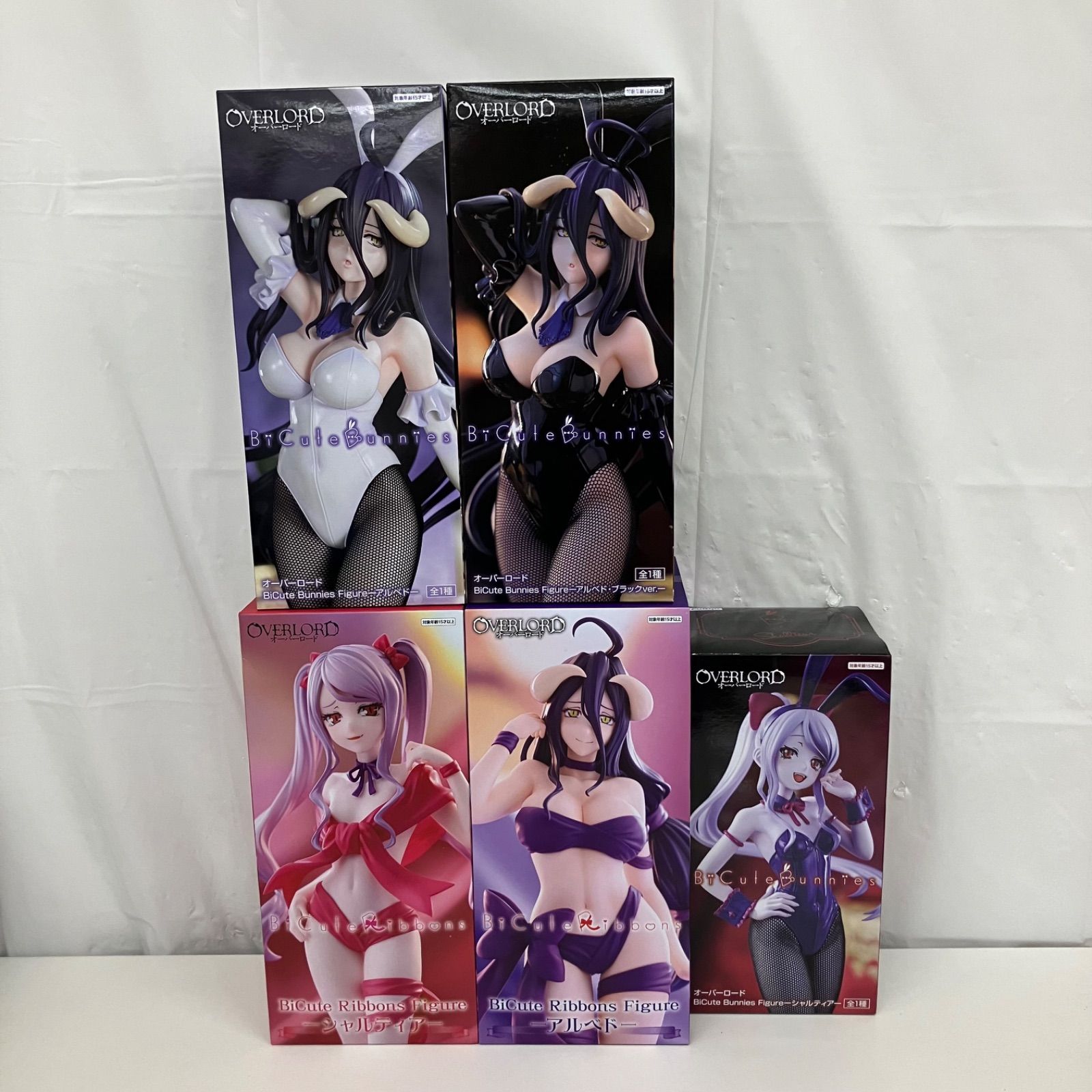 アルベド&シャルティア　9点まとめ売り 未開封 オーバーロード bicute bunnies シャルティア アルベドブラック
