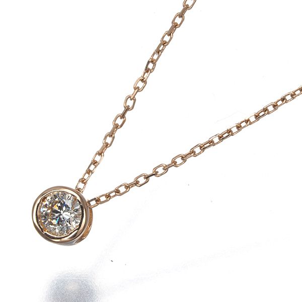 組曲 ネックレス ダイヤ ダイヤモンド 0.05ct 一粒 K10PG #196505 13,104円