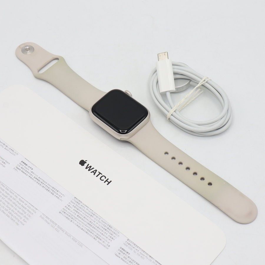 美品】Apple Watch Series8 41mm GPS MNP63J/A スターライト 