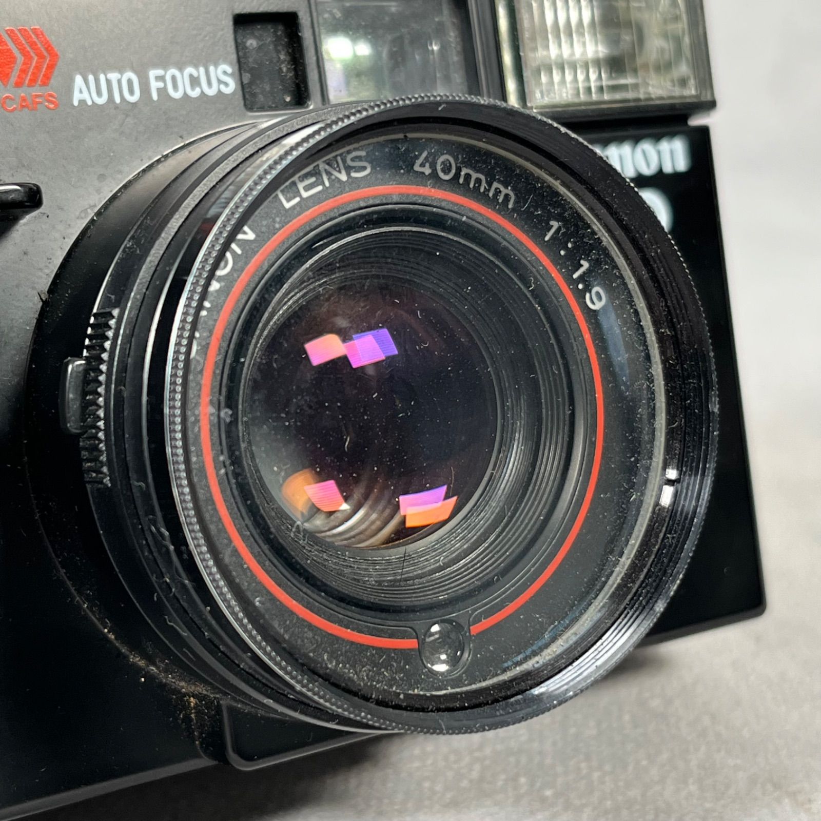 管2606-242】CANON キヤノン AF35ML コンパクトフィルムカメラ 動作