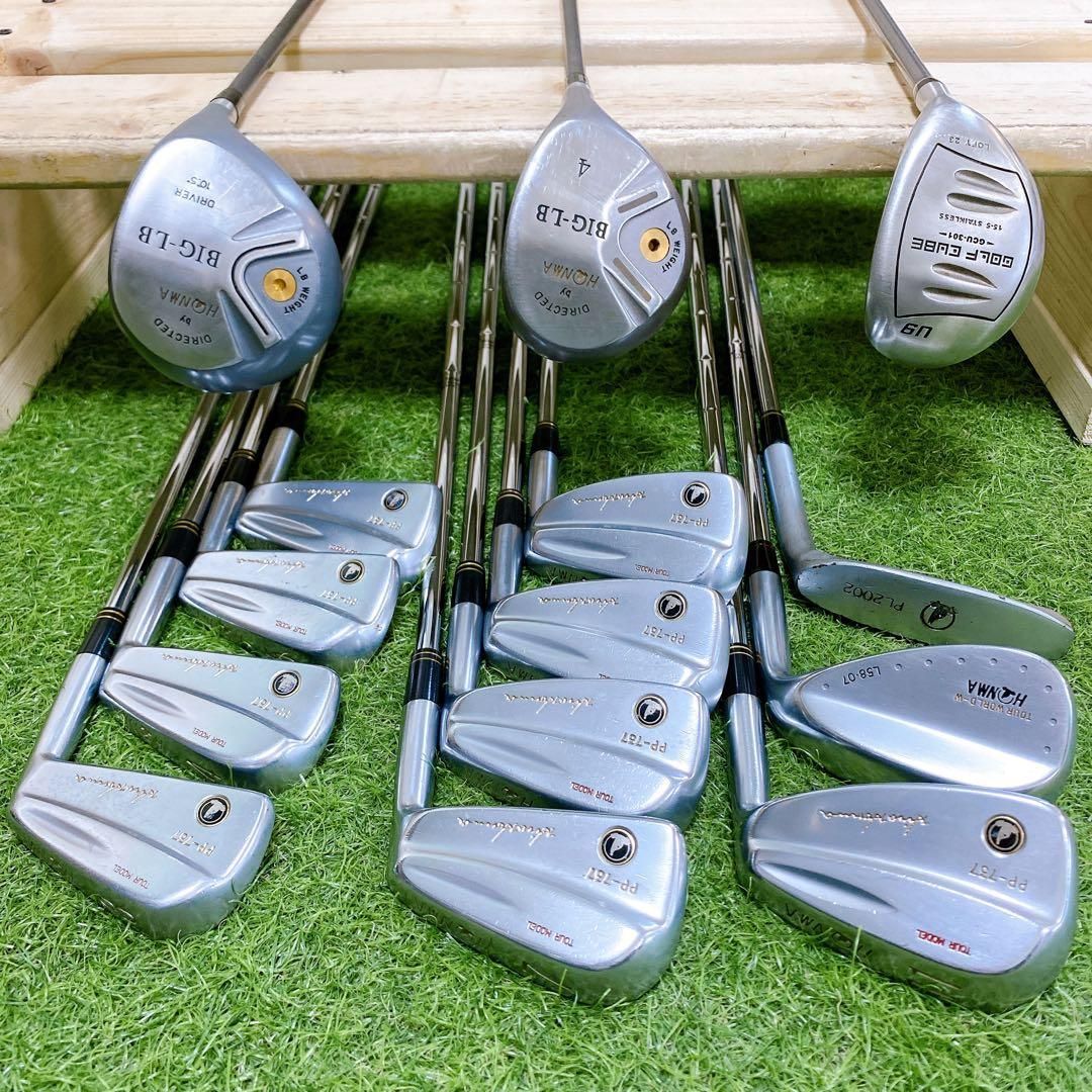 EM9 バックほぼ未使用 ホンマ ゴルフクラブ メンズセット 右利き 14本