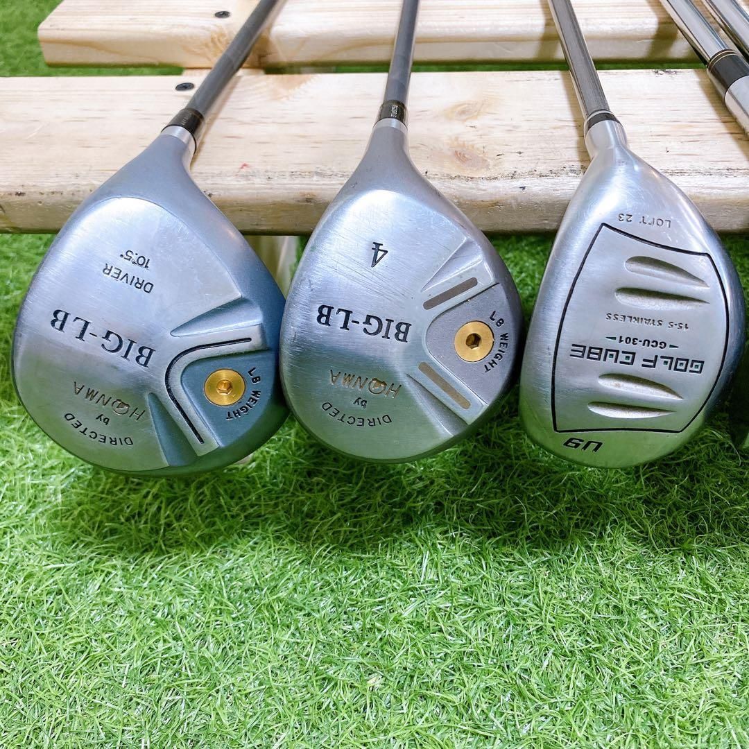 EM9 バックほぼ未使用 ホンマ ゴルフクラブ メンズセット 右利き 14本 