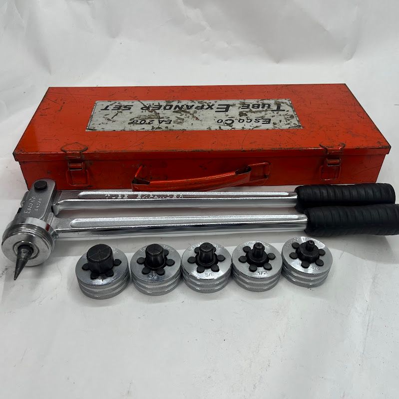 【中古】エスコ なまし銅管用 チューブエキスパンダーセット チューブエキスパンダー エキスパンダ パイプ 配管 拡管作業