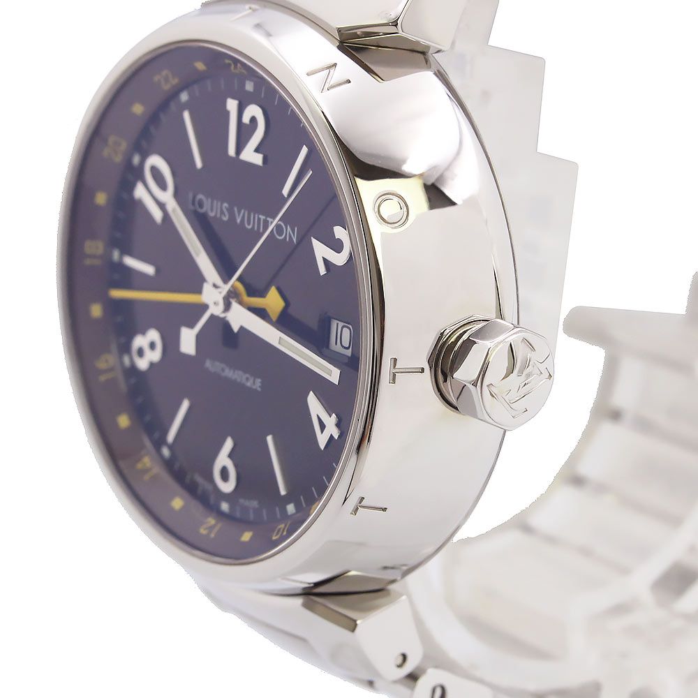 ルイ ヴィトン Q1131 タンブール GMT 自動巻き ステンレススチール