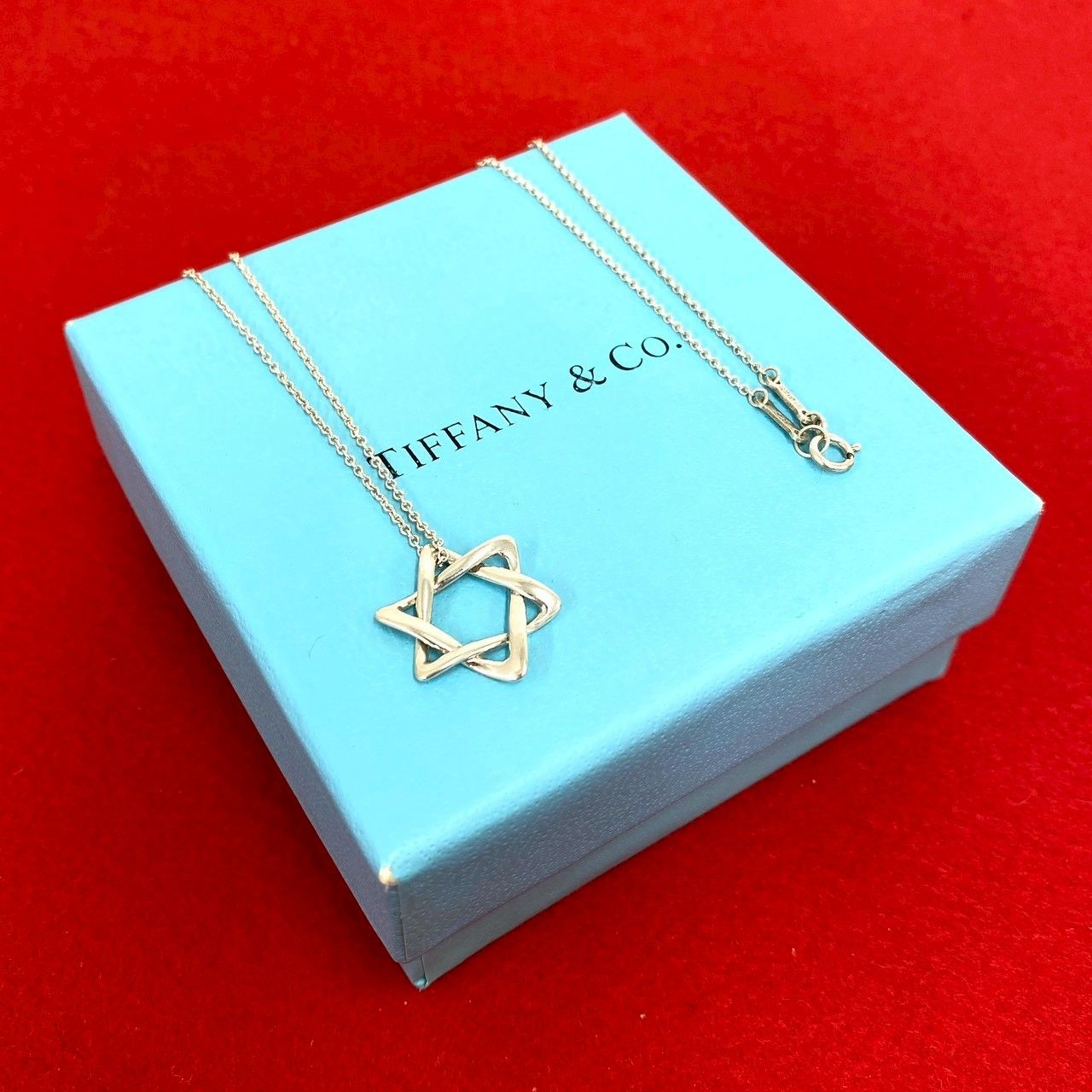 極 美品 TIFFANY&Co. ティファニー ヴィンテージ スター オブ ダビデ