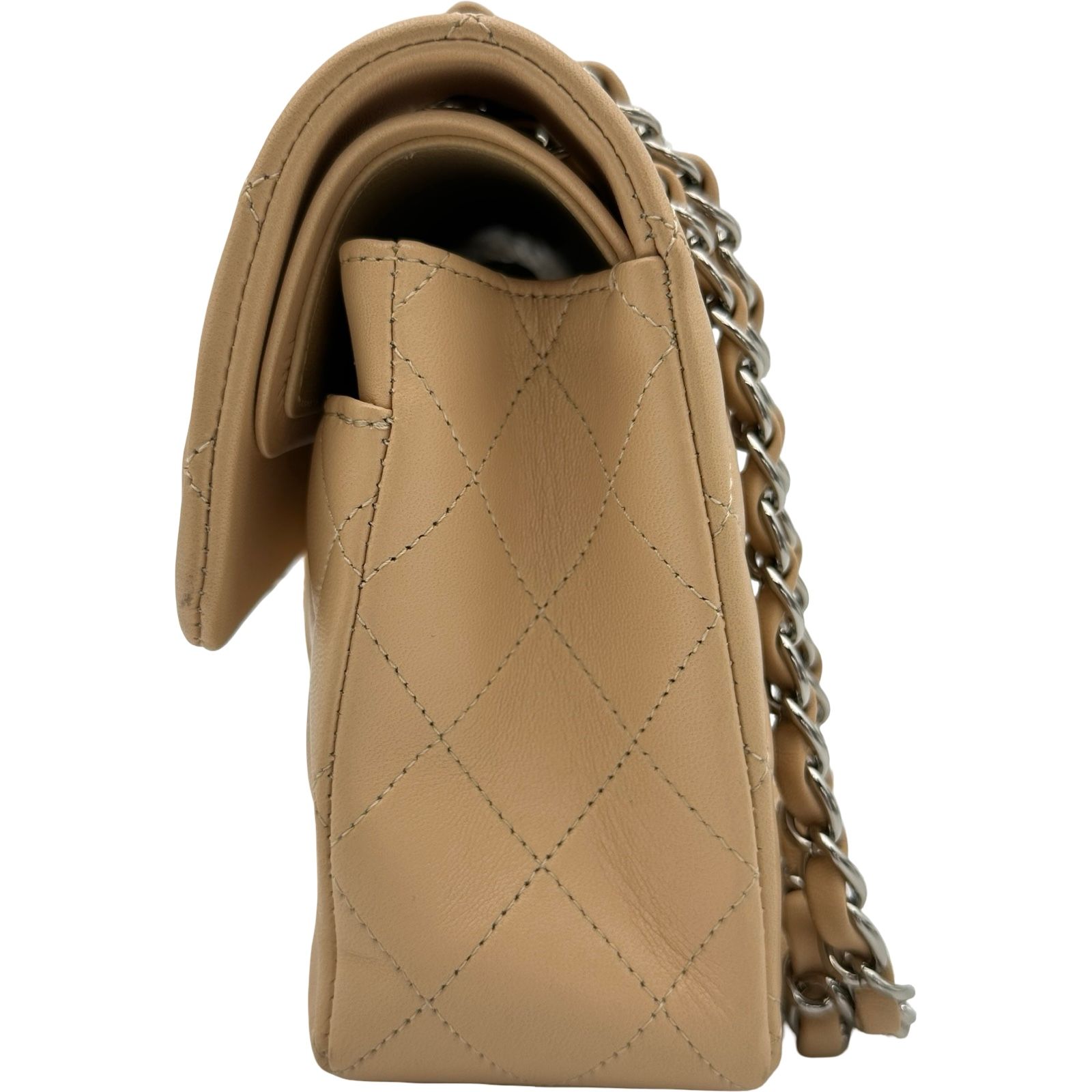 シャネル CHANEL マトラッセ23 A01113 30番台 ベージュ シルバー金具 