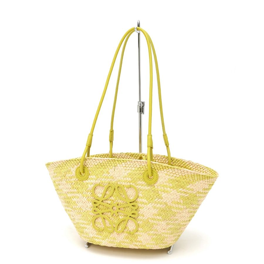 美品　LOEWE ロエベ アナグラムバスケット スモール カゴバッグ ロエベ / LOEWE アナグラム バスケットバッグ スモール / かごバッグ