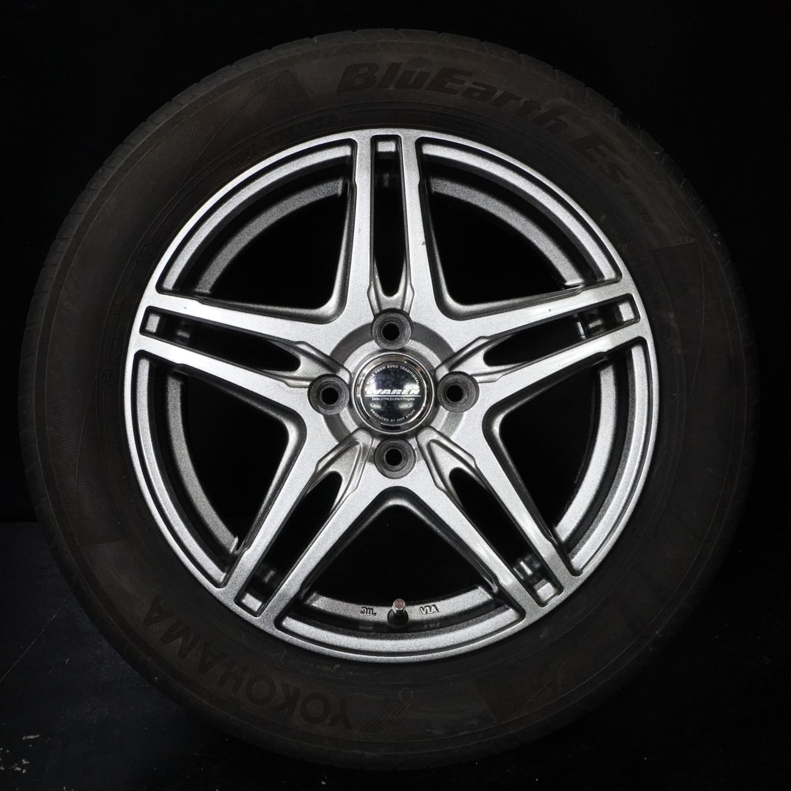 24年製 ヨコハマ BluEarth-ES ES32 185/60R15 タイヤホイール4本セット 