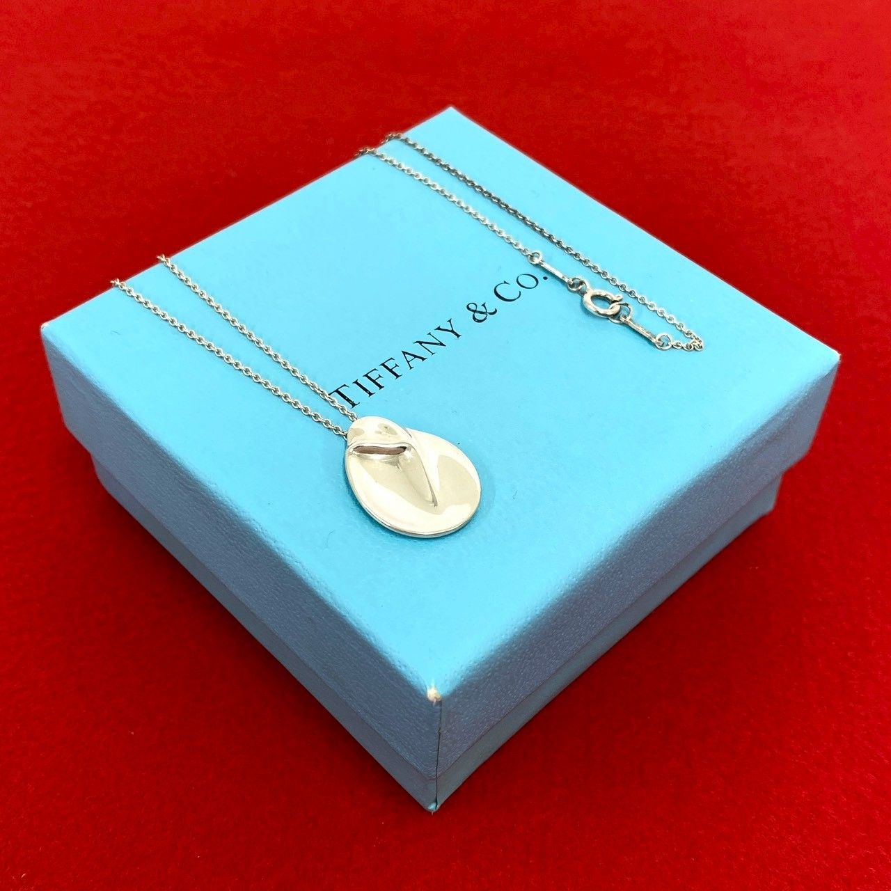 極 美品 TIFFANY&Co. ティファニー ヴィンテージ マドンナ ネックレス