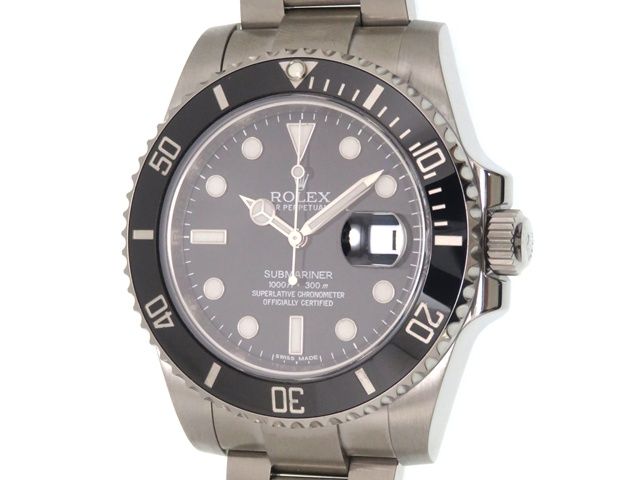 ROLEX ロレックス ウォッチ サブマリーナ 時計 116610LN 腕時計 ステンレススチール ブラック文字盤 メンズ【中古】431
