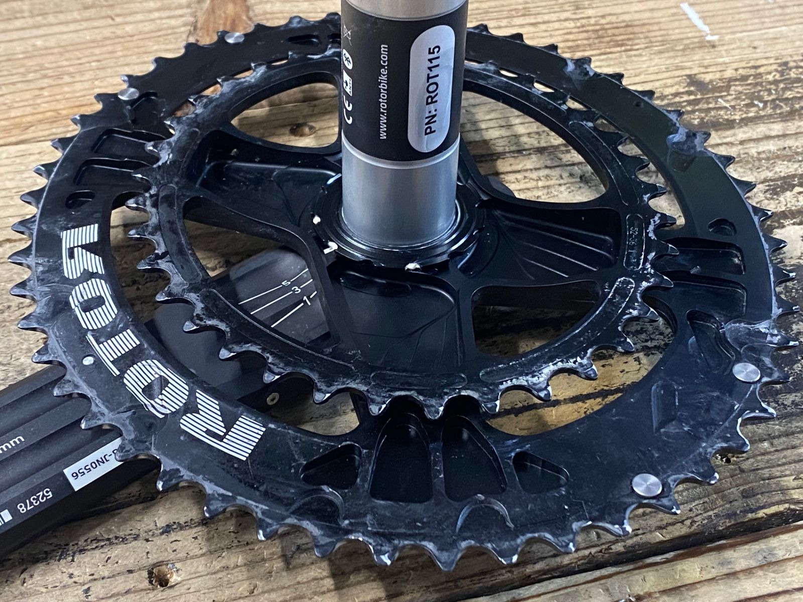 KF889 ローター ROTOR 2INPOWER Q-RINGS パワーメーター クランク