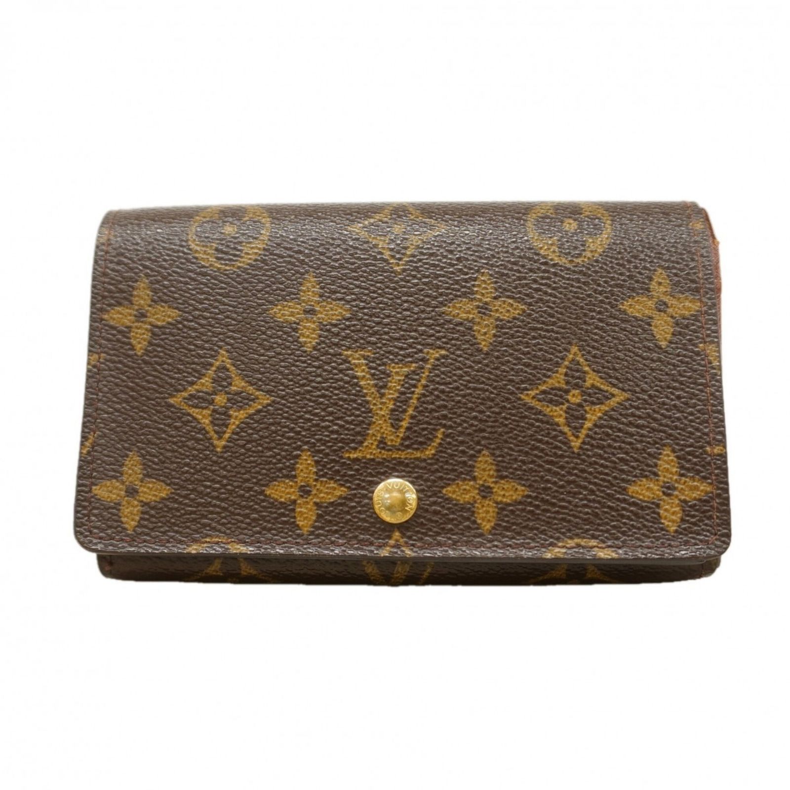ルイ・ヴィトン(Louis Vuitton) ルイ・ヴィトン 財布 モノグラム ポルトモネビエトレゾール M61730 ブラウンレディース