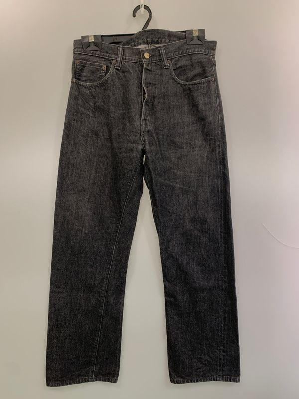 中古品】 WAREHOUSE ウエアハウス LOT.800 BLACK DENIM PANTS デニム