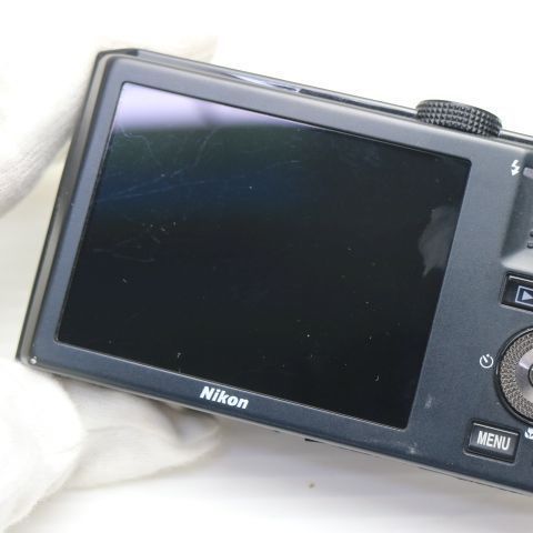 美品 COOLPIX S8100 ノーブルブラック 即日発送 Nikon デジカメ