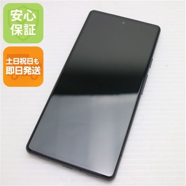超美品 au Google Pixel 6a チャコール スマホ 白ロム 土日祝発送OK