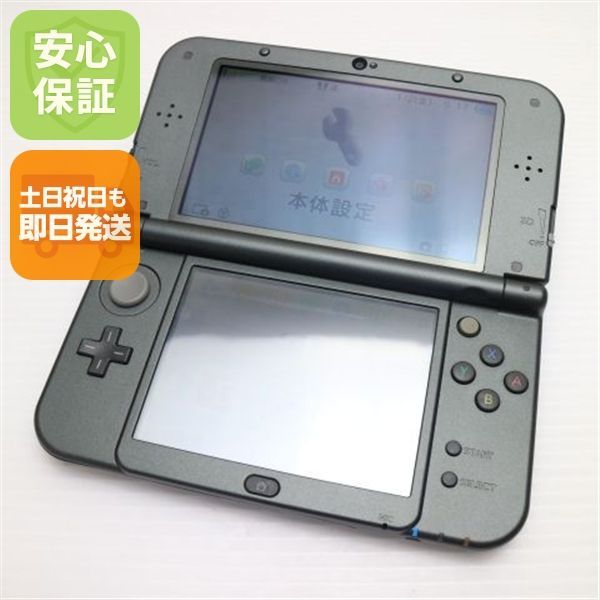 超美品 Newニンテンドー3DS LL メタリックブラック 即日発送 game 任天堂 本体 土日祝発送OK 00000
