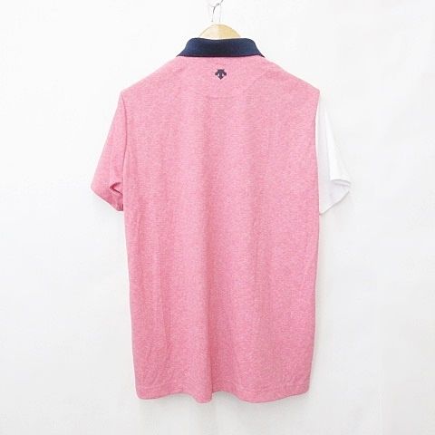 DESCENTE ゴルフ Cool 半袖シャツウェアー　S ピンク スリクソン SRIXON デサント DESCENTE ゴルフ スポーツウエア シャツ