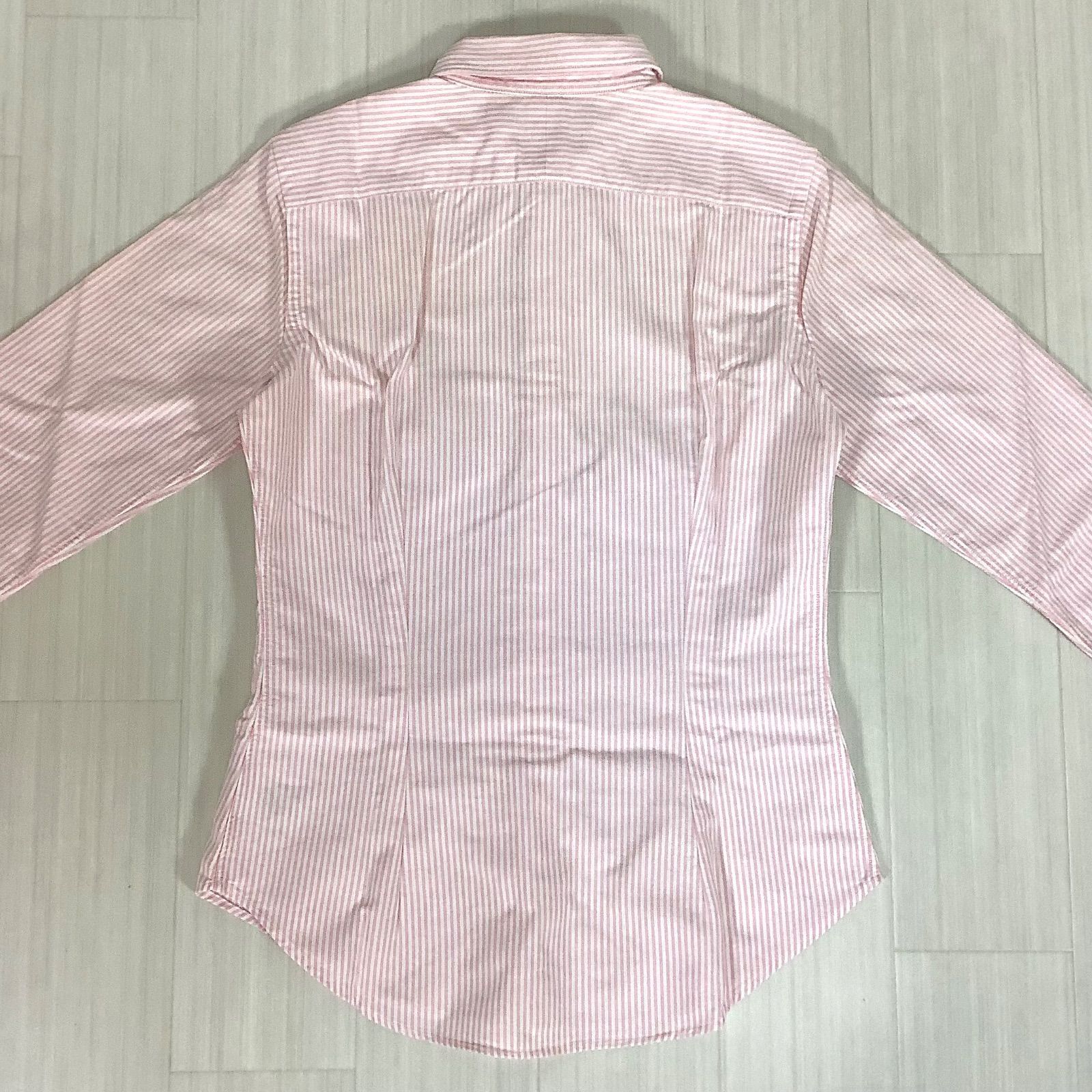 RALPH LAUREN ラルフローレン 刺繍ポニー ストライプ ボタンダウン