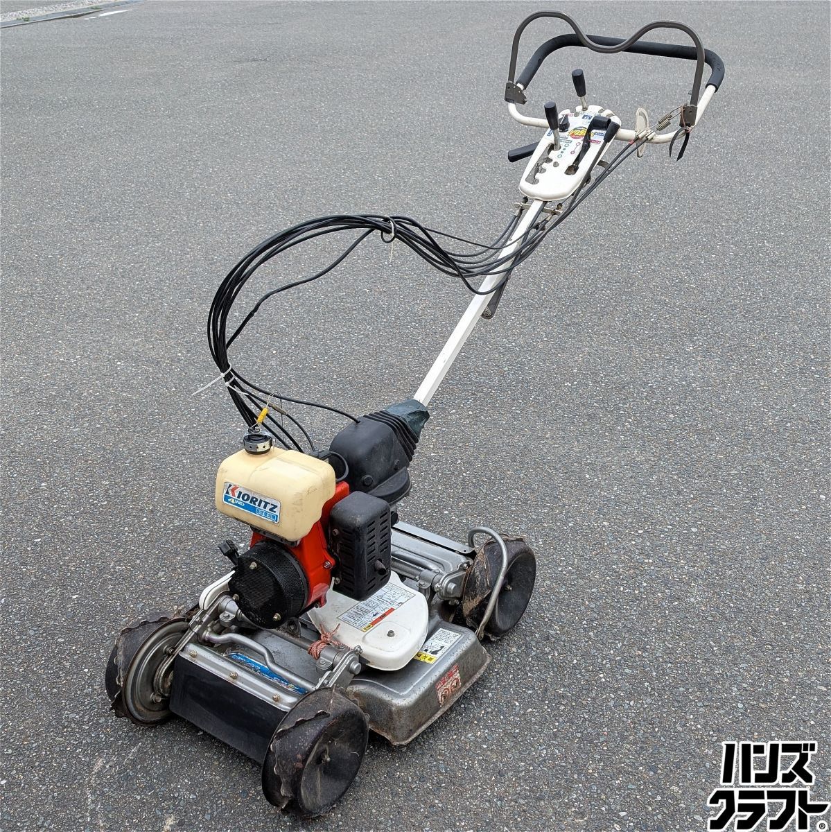 KIORITZ スパイダーモア 芝刈り機 草刈機 AZ850A エンジン始動ok 名
