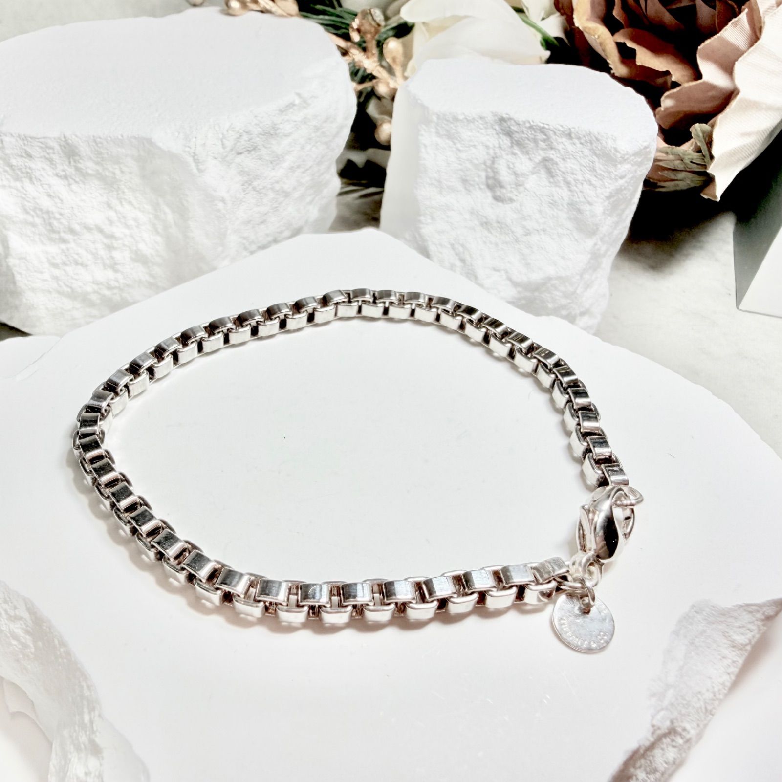新品仕上済 Tiffany&Co. ティファニー ベネチアン リンク ブレスレット